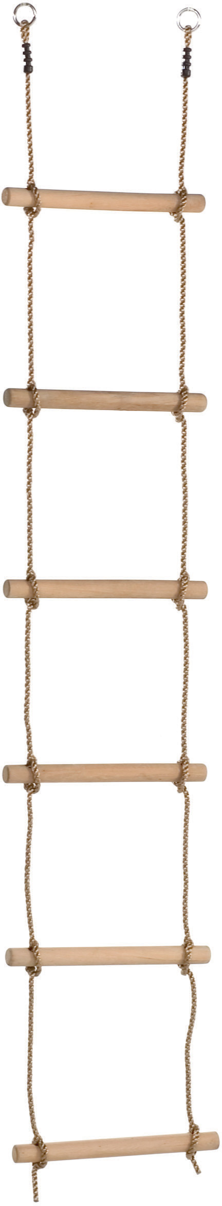 Houten touwladder