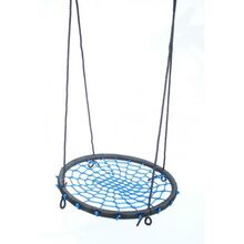 nestschommel zwart en blauw